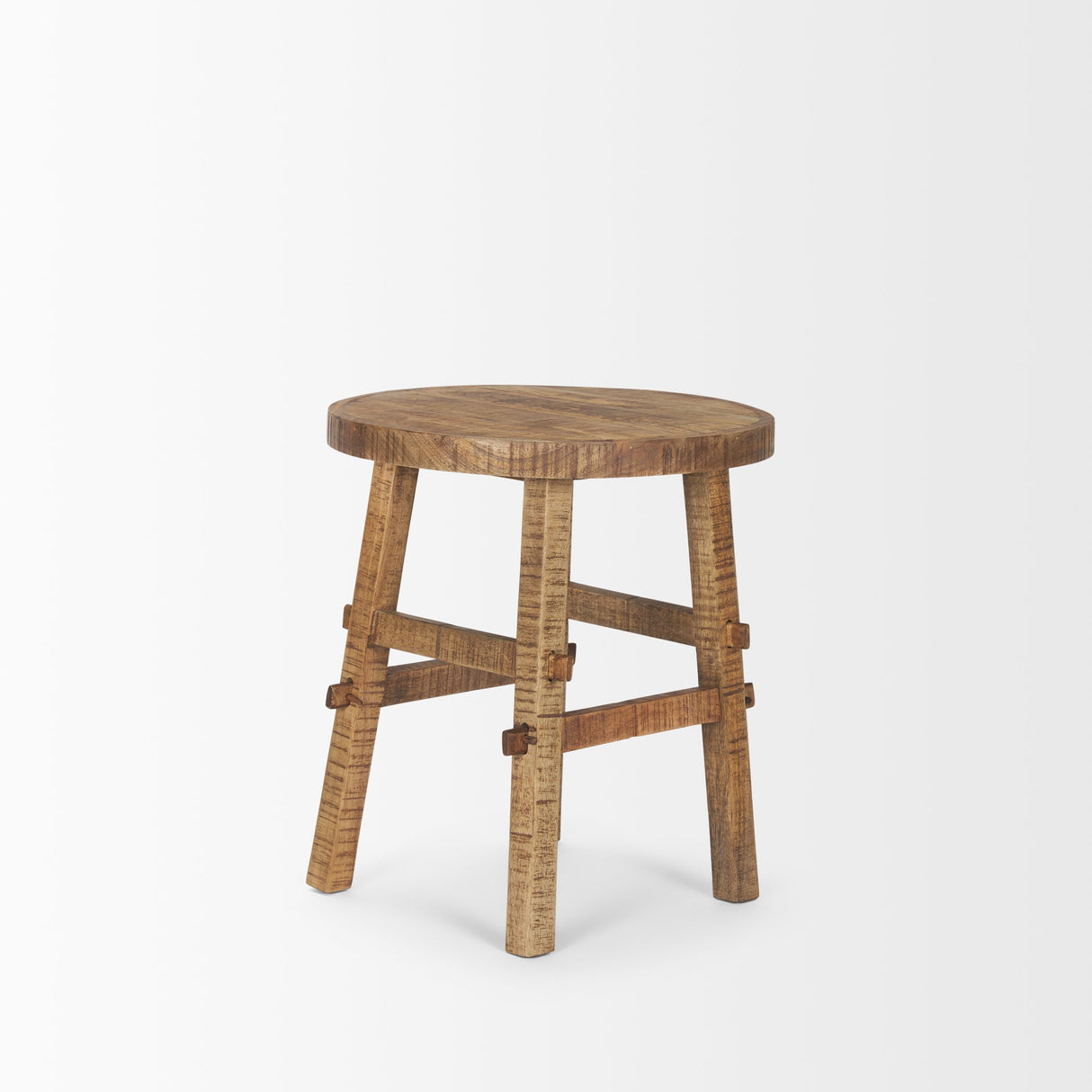 Rosie Small Brown Wood End Table by Mercana at Eve Furniture