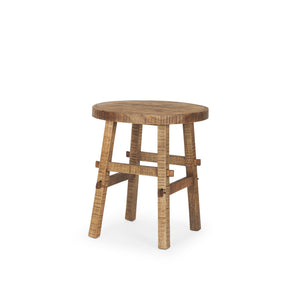 Rosie Small Brown Wood End Table by Mercana at Eve Furniture