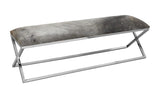 Rossi Bench Grey by Moe's Home at Eve Furniture