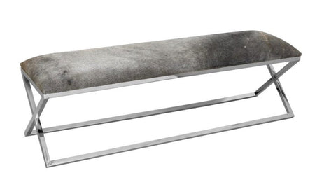 Rossi Bench Grey by Moe's Home at Eve Furniture