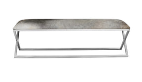 Rossi Bench Grey by Moe's Home at Eve Furniture