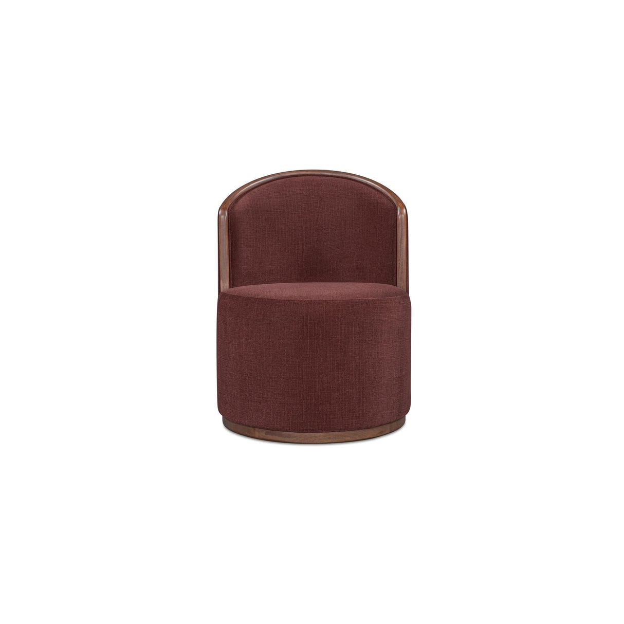 Rossi Berry/Natural Swivel Dining Chair by MOES at Eve Furniture