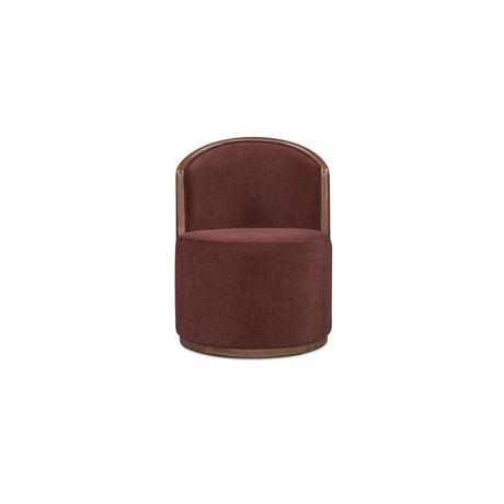 Rossi Berry/Natural Swivel Dining Chair by MOES at Eve Furniture