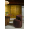Rossi Berry/Natural Swivel Dining Chair by Moe's Home at Eve Furniture
