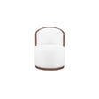 Rossi Cream/Natural Swivel Dining Chair by Moe's Home at Eve Furniture