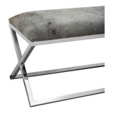 Rossi Grey Bench by Moe's Home at Eve Furniture