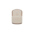 Rossi Stripe/Natural Swivel Dining Chair by Moe's Home at Eve Furniture