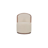 Rossi Stripe/Natural Swivel Dining Chair by Moe's Home at Eve Furniture