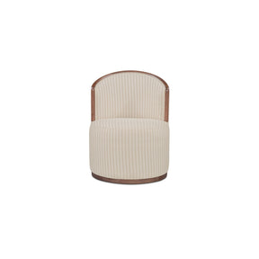 Rossi Stripe/Natural Swivel Dining Chair by Moe's Home at Eve Furniture