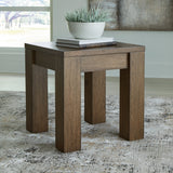 Rosswain Coffee Table with 2 End Tables in Warm Brown by Ashley at Eve Furniture
