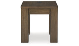 Rosswain Coffee Table with 2 End Tables in Warm Brown by Ashley at Eve Furniture