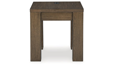 Rosswain Coffee Table with 2 End Tables in Warm Brown by Ashley at Eve Furniture