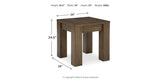 Rosswain Coffee Table with 2 End Tables in Warm Brown by Ashley at Eve Furniture