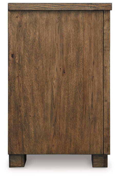 Rosswain Warm Brown 80" TV Stand by Ashley at Eve Furniture