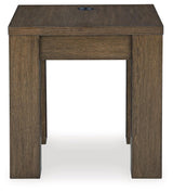 Rosswain Warm Brown End Table by Ashley at Eve Furniture