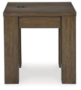 Rosswain Warm Brown End Table by Ashley at Eve Furniture