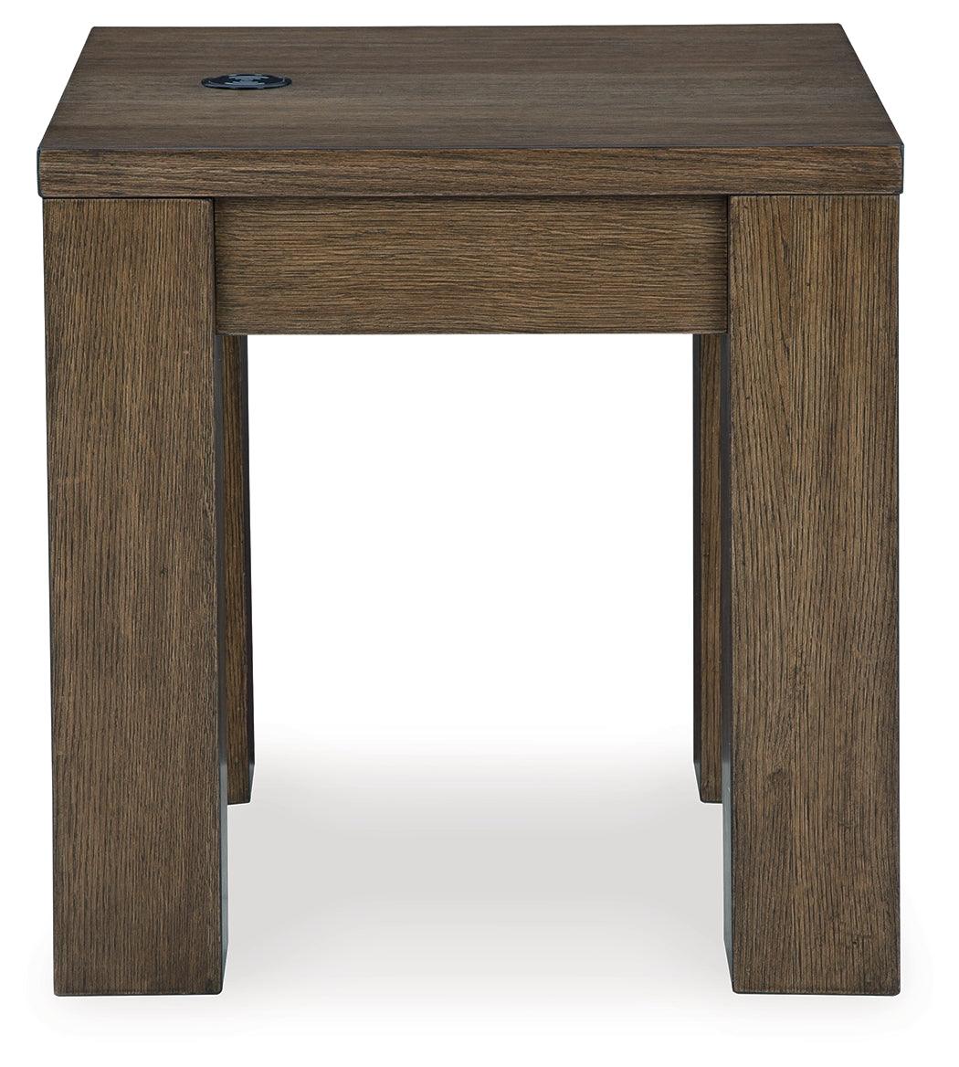Rosswain Warm Brown End Table by Ashley at Eve Furniture
