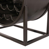 Roswell 23" Bar Cabinet in Natural Mango Wood and Iron by Home Trends & Design at Eve Furniture