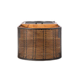 Roswell 23" Bar Cabinet in Natural Mango Wood and Iron by Home Trends & Design at Eve Furniture