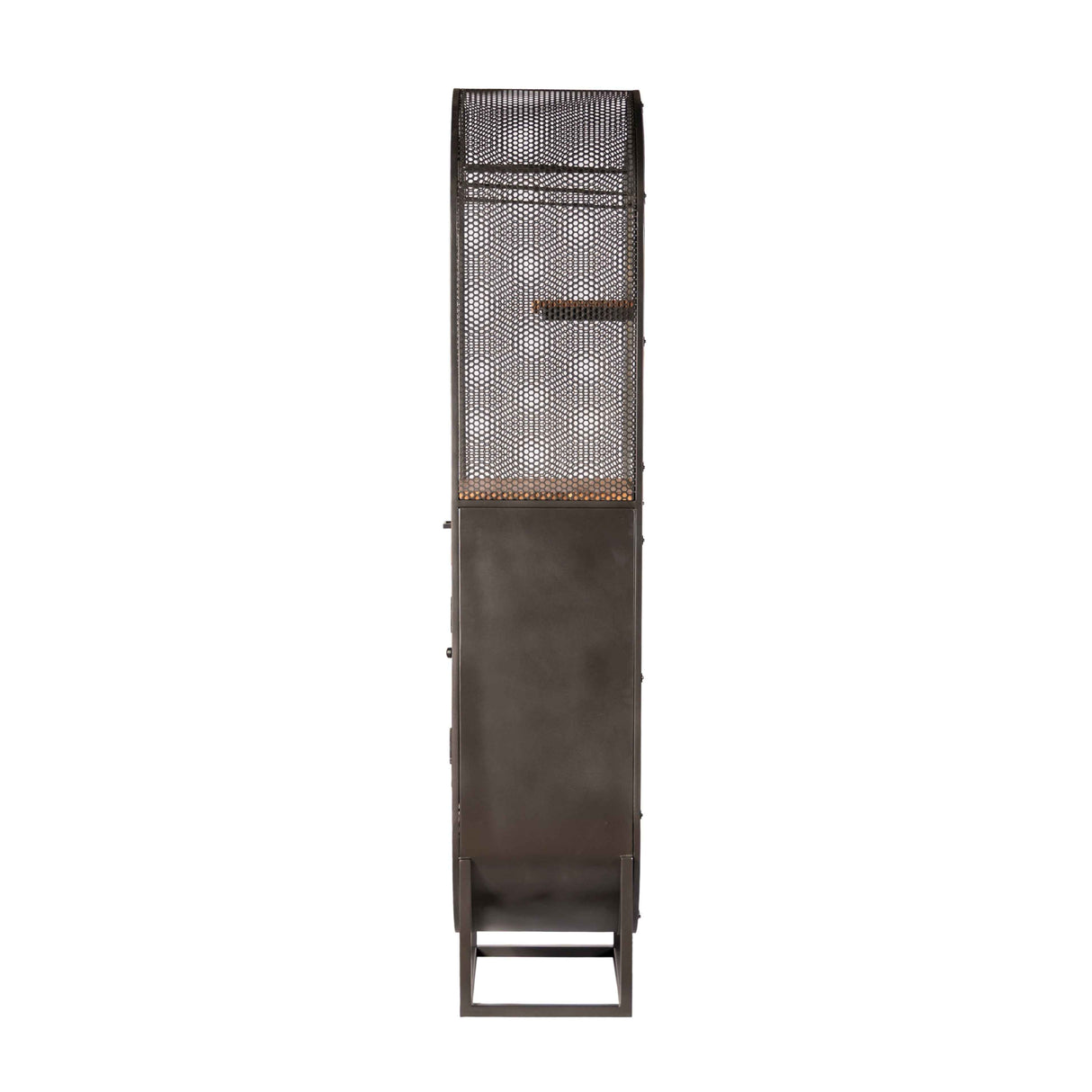 Roswell 23" Bar Cabinet in Natural Mango Wood and Iron by Home Trends & Design at Eve Furniture