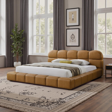 Roswell Luxurious King Size Platform Bed by Ashcroft Imports at Eve Furniture