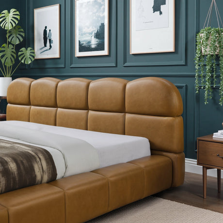 Roswell Luxurious King Size Platform Bed by Ashcroft Imports at Eve Furniture