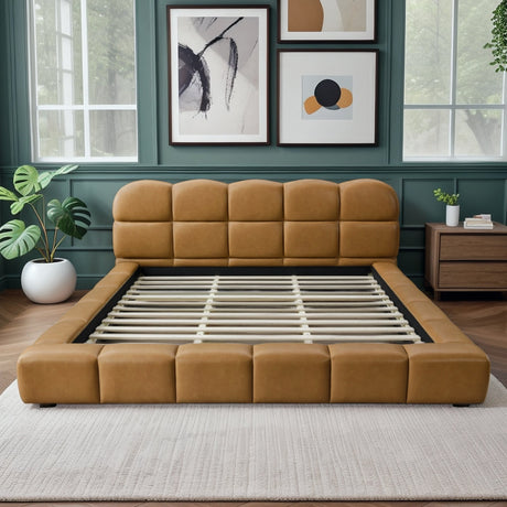 Roswell Luxurious King Size Platform Bed by Ashcroft Imports at Eve Furniture