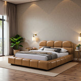 Roswell Luxurious Queen Size Platform Bed by Ashcroft Imports at Eve Furniture
