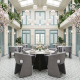 Rosyth Slate Gray Dining Chair by Zuomod at Eve Furniture