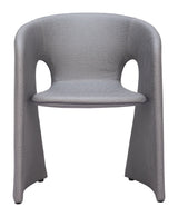 Rosyth Slate Gray Dining Chair by Zuomod at Eve Furniture