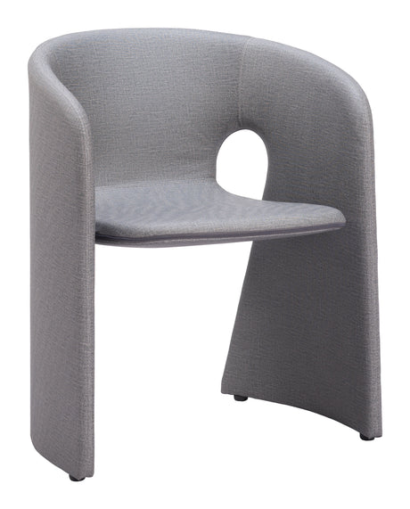 Rosyth Slate Gray Dining Chair by Zuomod at Eve Furniture
