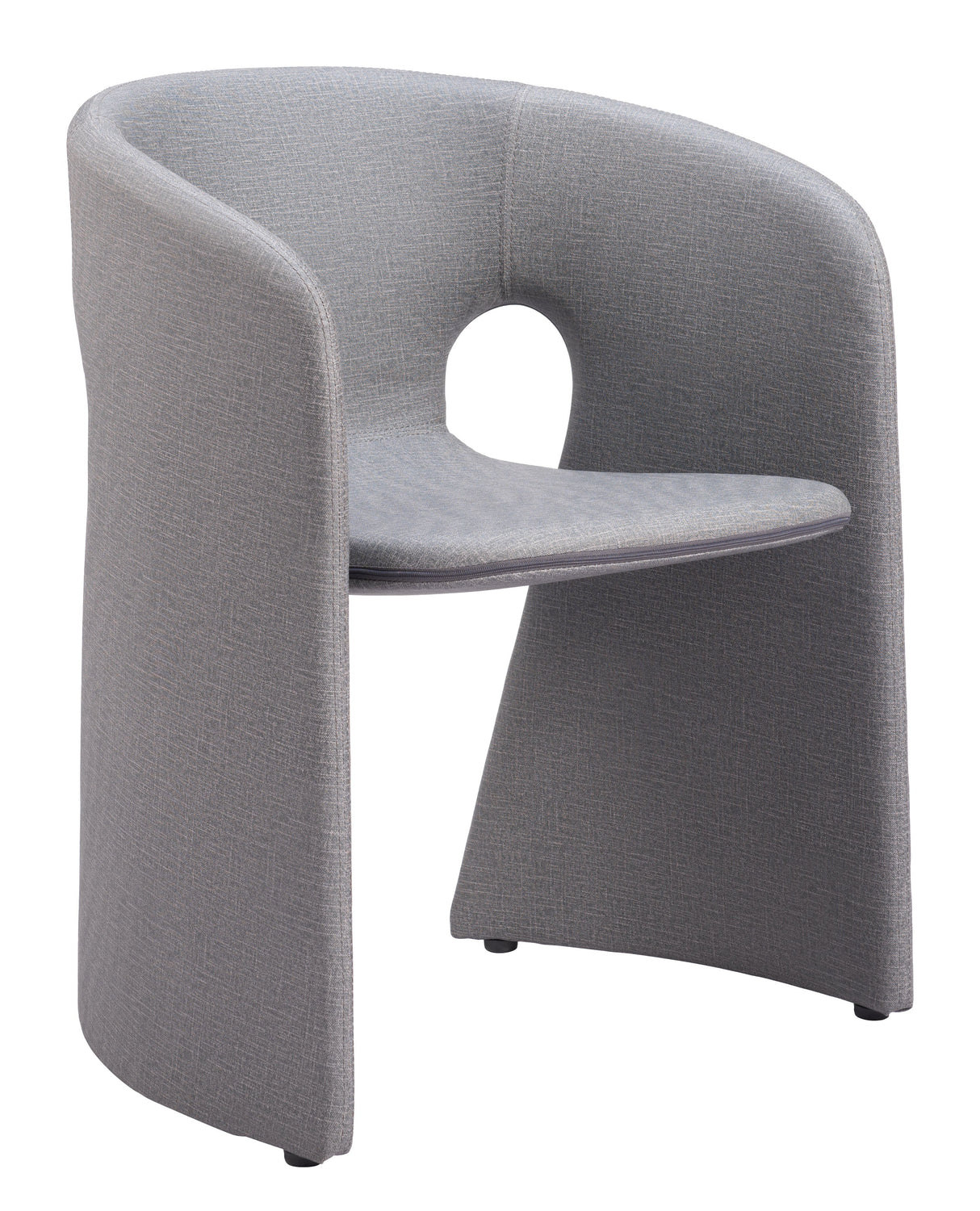 Rosyth Slate Gray Dining Chair by Zuomod at Eve Furniture