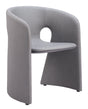 Rosyth Slate Gray Dining Chair by Zuomod at Eve Furniture