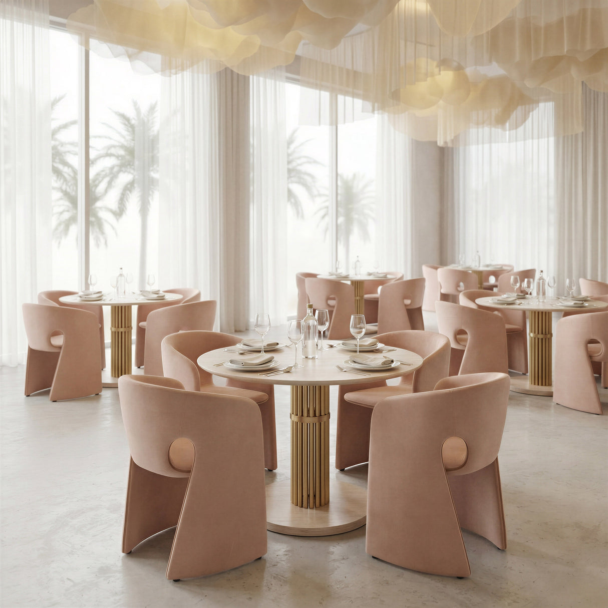 Rosyth Tan Dining Chair by Zuomod at Eve Furniture