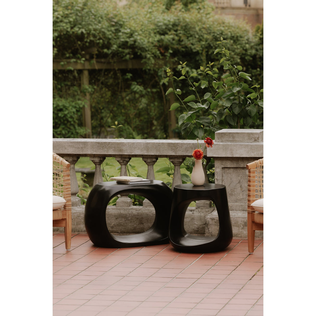 Rothko Black Outdoor Stool by Moe's Home at Eve Furniture
