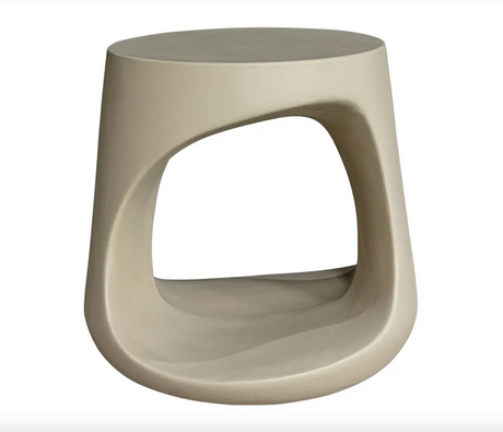 Rothko Outdoor Stool Cream by Moe's Home at Eve Furniture