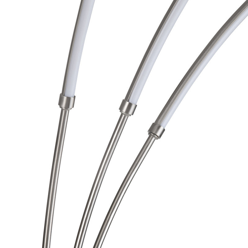 Rougue Silver Floor Lamp by Crestview at Eve Furniture
