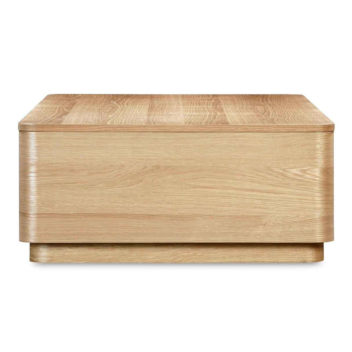 Round Natural Oak Off Coffee Table