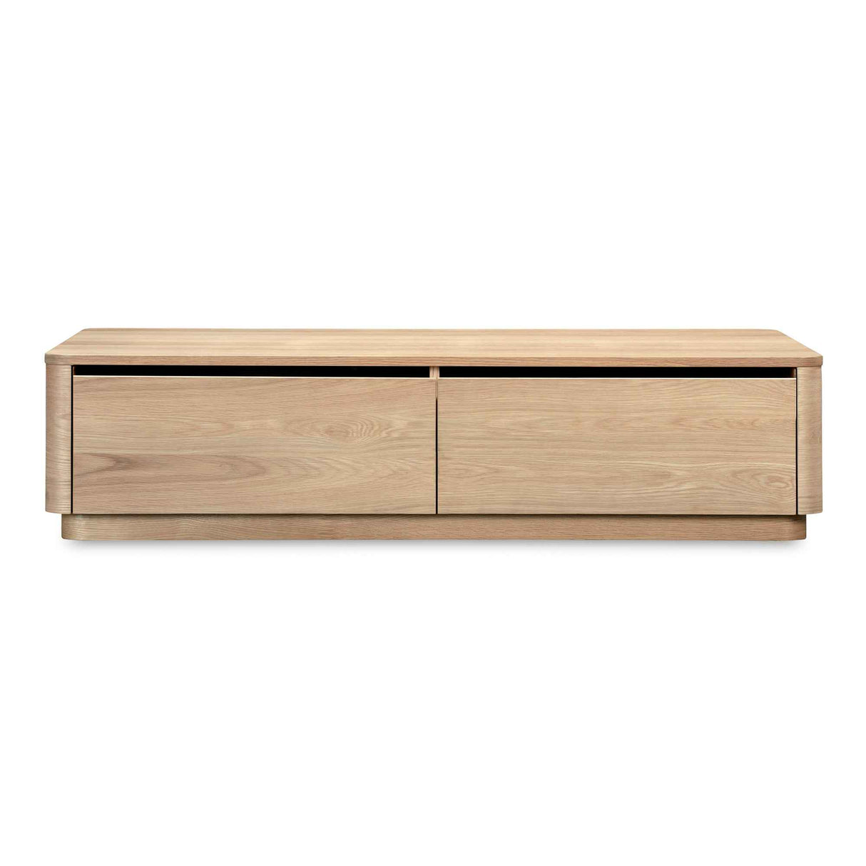 Round Natural Oak Off Coffee Table