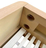 Round Off Bed Oak by Moe's Home at Eve Furniture