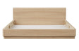 Round Off Bed Oak by Moe's Home at Eve Furniture