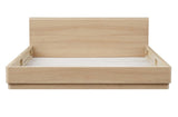 Round Off Bed Oak by Moe's Home at Eve Furniture