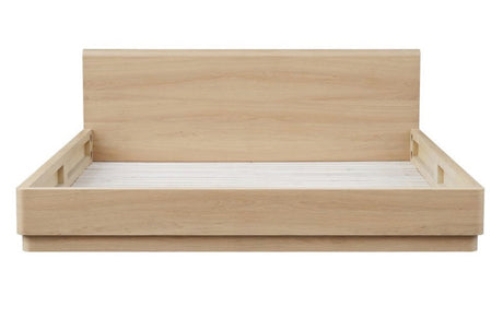 Round Off Bed Oak by Moe's Home at Eve Furniture