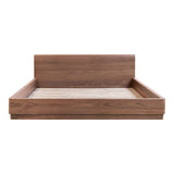 Round Off Bed - Walnut - King by Moe's Home at Eve Furniture