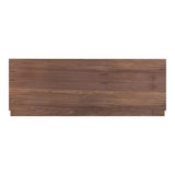 Round Off Bed - Walnut - King by Moe's Home at Eve Furniture
