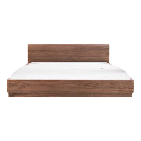 Round Off Bed - Walnut - King by Moe's Home at Eve Furniture