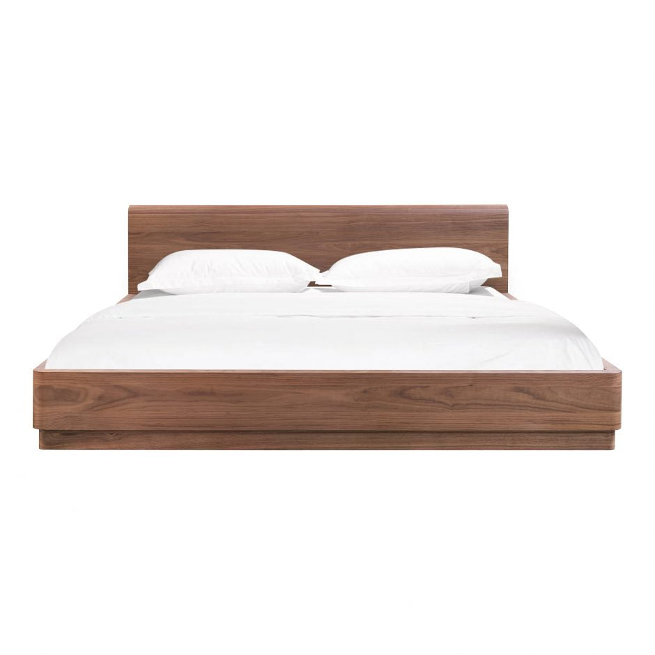 Round Off Bed - Walnut - King by Moe's Home at Eve Furniture