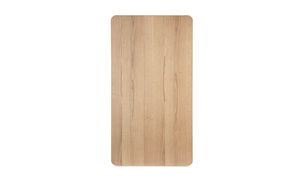 Round Off Coffee Table Natural Oak by Moe's Home at Eve Furniture