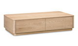Round Off Coffee Table Natural Oak by Moe's Home at Eve Furniture
