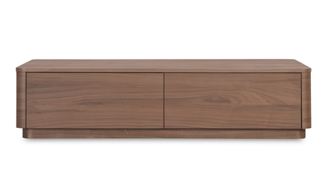 Round Off Coffee Table Walnut Brown by Moe's Home at Eve Furniture